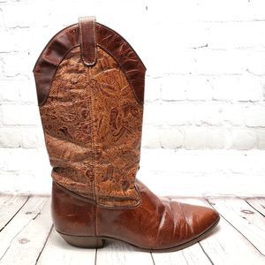 Laredo Womens 8.5 Cowboy Boots Western Farm Shoes